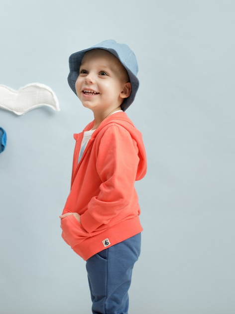 Дитяча толстовка з капюшоном для хлопчика Pinokio Sailor 80 см Червона (5901033302602) - зображення 2