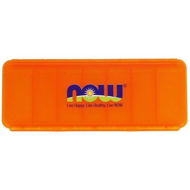 Таблетниця NOW 7-day pill box Orange - зображення 1