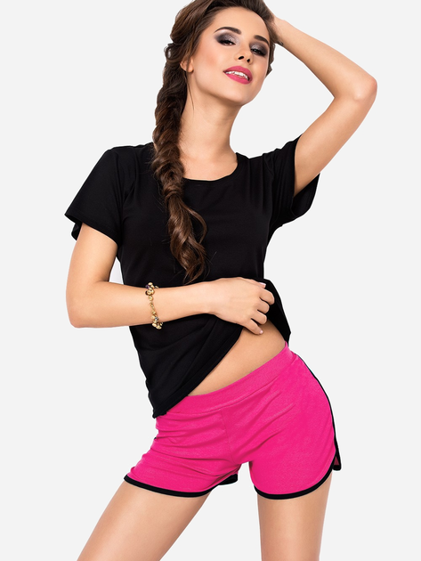 Piżama (T-shirt + spodenki) DKaren Set Abigil S Pink (5902230083011) - obraz 1