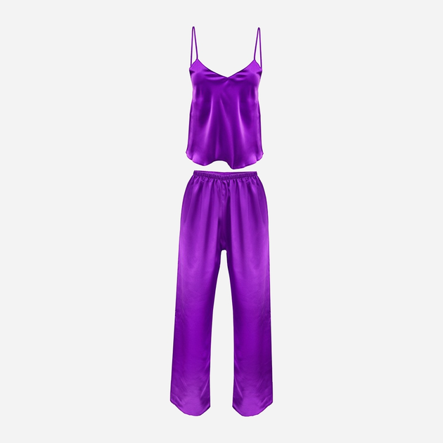 Piżama (podkoszulek + spodnie) DKaren Set Iga L Violet (5901780630416) - obraz 1