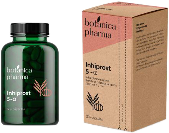 Дієтична добавка Botanica Pharma Inhiprost 5-Alfa 30 капсул (8436572540668) - зображення 1