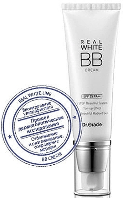ВВ-крем SPF35 PA++ для лица - Dr.Oracle Real White BB Cream SPF35 PA++ ...