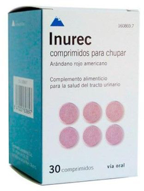 Дієтична добавка Farmasierra Inurec Orange Flavour 30 таблеток (8470001608697) - зображення 1