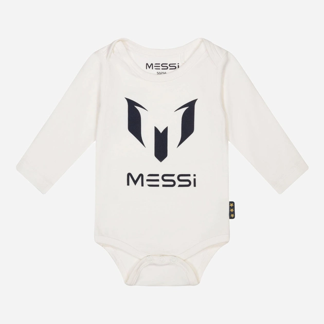 Body niemowlęce Messi S49303-2 62-68 cm Białe (8720815172090) - obraz 1