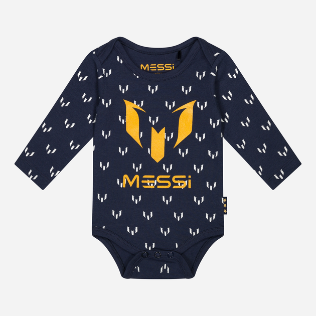 Боді для малюка Messi S49308-2 50-56 см White/Navy (8720815172281) - зображення 1