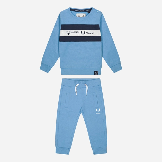 Komplet (bluza + spodnie) dla chłopca Messi S49311-2 74-80 cm Jasnoniebieski (8720815172489) - obraz 1
