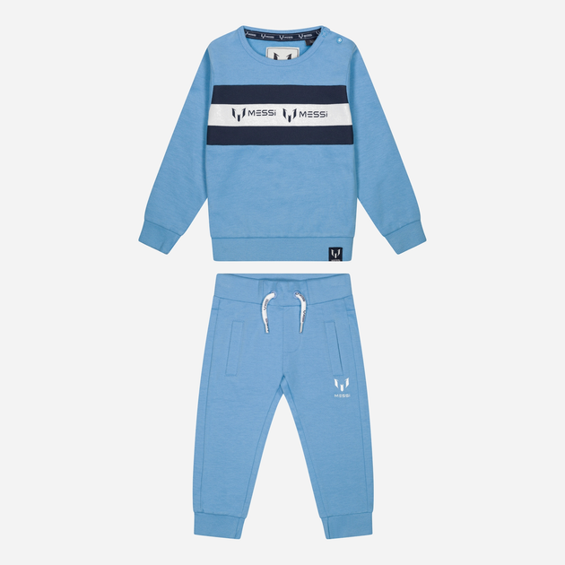 Komplet (bluza + spodnie) dla chłopca Messi S49311-2 86-92 cm Jasnoniebieski (8720815172496) - obraz 1