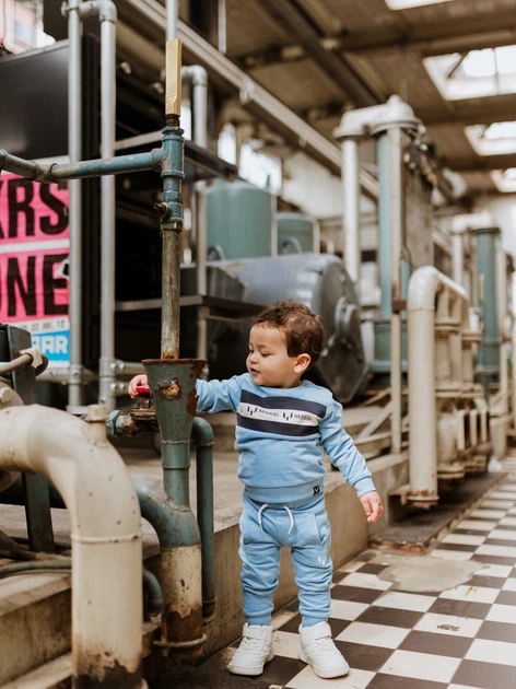 Komplet chłopięcy (bluza bez kaptura + spodnie) Messi S49311-2 86-92 cm Jasnoniebieski (8720815172496) - obraz 3