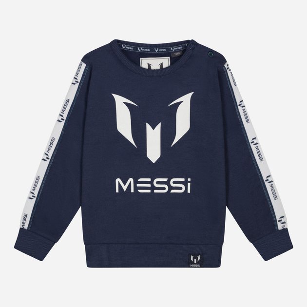Bluza bez kaptura chłopięca Messi S49325-2 86-92 cm Granatowa (8720815173479) - obraz 1