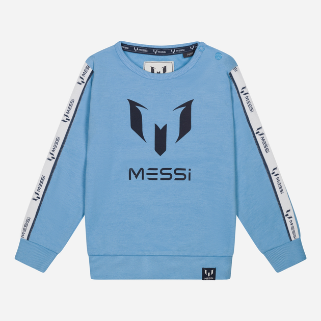 Bluza bez kaptura chłopięca Messi S49326-2 110-116 cm Jasnoniebieska (8720815173561) - obraz 1