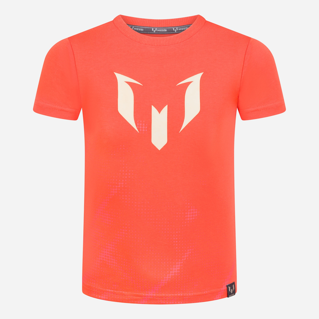 Koszulka dziecięca Messi S49403-2 98-104 cm Neonowa pomarańcza (8720815174643) - obraz 1
