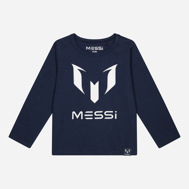 Дитяча футболка з довгими рукавами для хлопчика Messi S49318-2 110-116 см Navy (8720815173004) - зображення 1