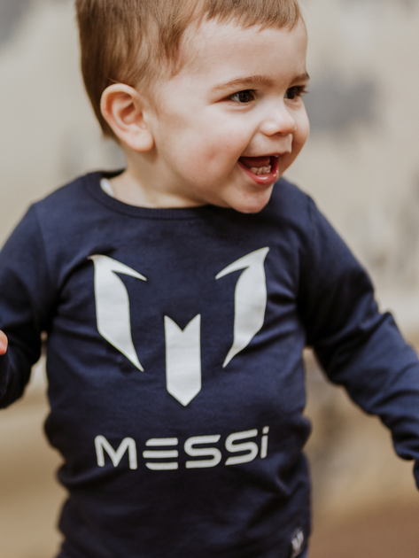 Дитяча футболка з довгими рукавами для хлопчика Messi S49318-2 86-92 см Navy (8720815172984) - зображення 5