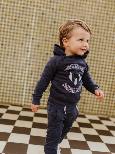 Bluza z kapturem chłopięca Messi S49316-2 98-104 cm Granatowa (8720815172854) - obraz 4