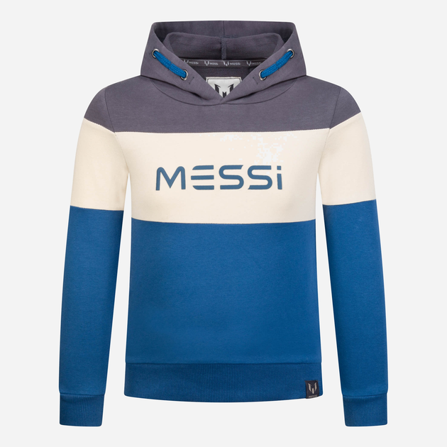 Bluza z kapturem chłopięca Messi S49416-2 110-116 cm Ciemnoszara (8720815175305) - obraz 1