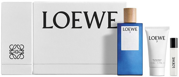 Zestaw Loewe 7 Woda toaletowa 100 ml + Balsam po goleniu 50 ml + Miniaturka 10 ml (8426017077002) - obraz 1