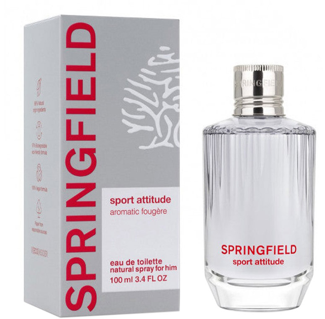 Woda toaletowa męska Springfield Attitude Sport 100 ml (8411061021880) - obraz 1