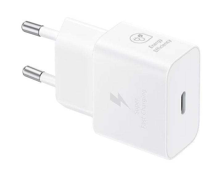 Сетевое зарядное устройство Samsung 25W Type-C Cable White (EP-T2510XWEGEU) - изображение 2