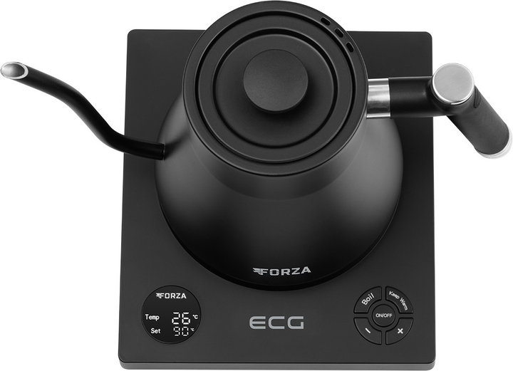 Электрочайник с термометром ECG Forza 8000 Pour over Nero (3438) - изображение 3