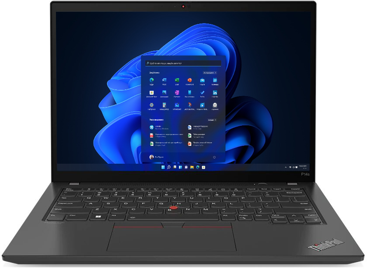 Laptop Lenovo ThinkPad P14s Gen 3 (21AK0001PB) Black - obraz 1