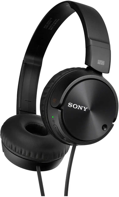 Słuchawki Sony MDR-ZX110NAB Noise Canceling Black (MDRZX110NAB.CE7) - obraz 2