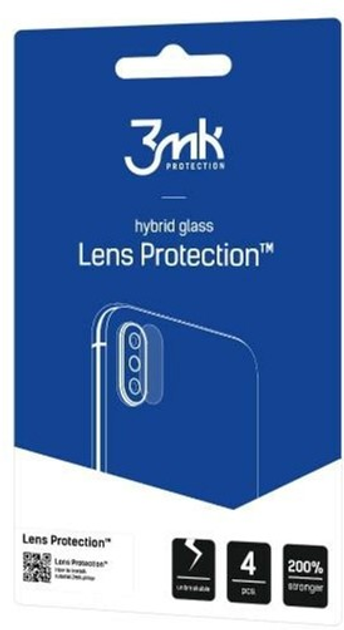 Zestaw szkieł hartowanych 3MK Lens Protection na aparat Motorola Thinkphone (5903108511704) - obraz 2