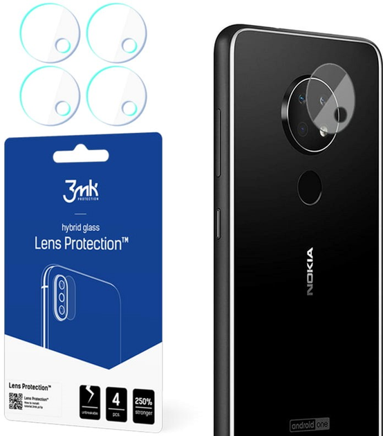 Комплект захисного скла 3MK Lens Protection для камери Nokia Nokia 6.2 (5903108213509) - зображення 1