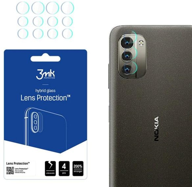 Zestaw szkieł hartowanych 3MK Lens Protection na aparat Nokia G11 (5903108462143) - obraz 1
