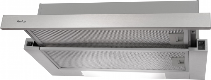 Okap kuchenny Amica OTP6233I 60 cm inox (1161151) - obraz 1