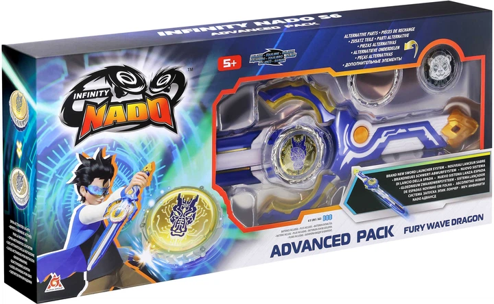 Волчок Infinity Nado VI серия Advanced Pack Fury Wave Dragon Лютый