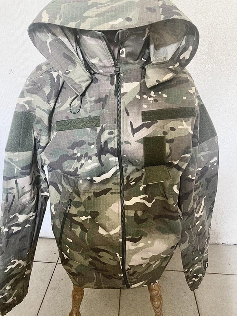 Куртка мультикам 54 размер военная, летняя армейская ветровка рип-стоп, куртка тактическая для ВСУ - изображение 2