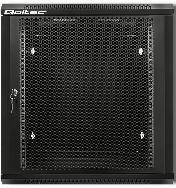 Szafa serwerowa Qoltec RACK 19" 12U 450 x 600 x 635 Drzwi perforowane (5901878544885) - obraz 3