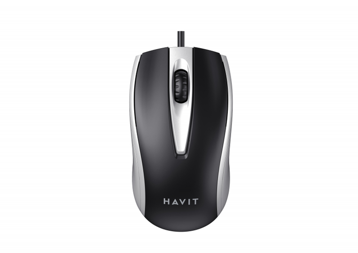 Проводная мышь HAVIT HV-MS871 USB Gray (1200 DPI, 3 кл) - изображение 1