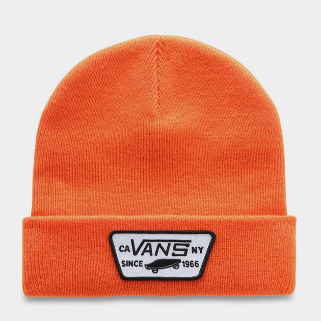 Шапка чоловіча Vans Milford Beanie VN000UOUFLM1 One Size Помаранчева від Rozetka на платформі USKIDKA Акція на Шапка чоловіча Vans Milford Beanie VN000UOUFLM1 One Size Помаранчева від Rozetka