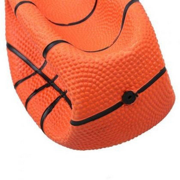 Баскетбольный мяч №7 Sports резиновый оранжевый NE-BAS-1023 - изображение 3