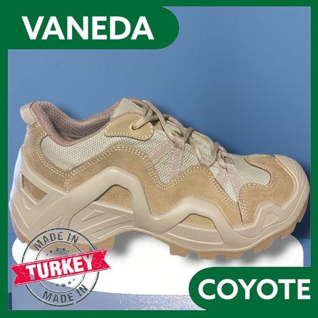 Тактичні кросівки койот VANEDA Ванеда, Армійські кросівки 42 - зображення 1