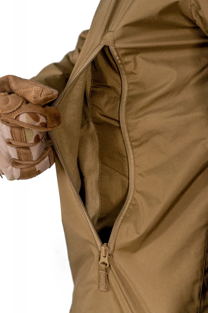 Куртка зимняя Level 7 Coyote с капюшоном военная тактическая