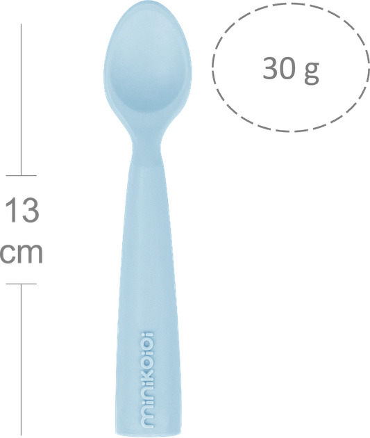 Ложка силиконовая MinikOiOi Scooper Mineral Blue (101140003) - изображение 2