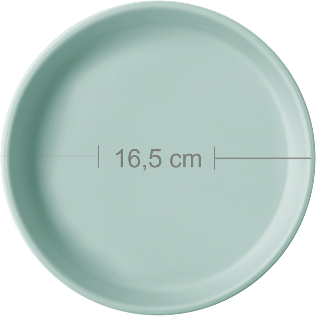 Тарелка силиконовая MinikOiOi Basics River Green (101050108) - Фото 2 Тарелка силиконовая MinikOiOi Basics River Green (101050108) - изображение 2