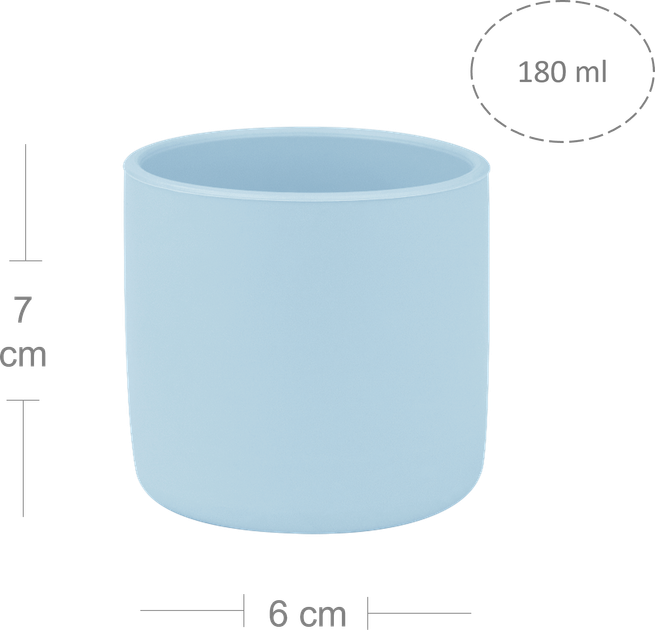Чашка силиконовая MinikOiOi Mini Cup Mineral Blue (101100003) - изображение 2