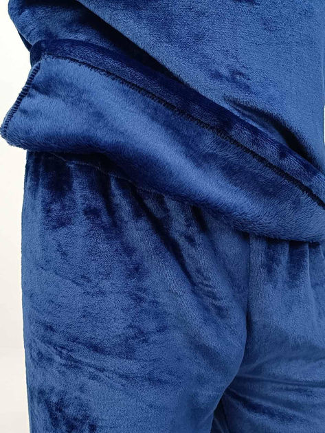 Мужская пижама зимняя однотон 52 Синяя 26417133-3 от продавца: la ropa ...