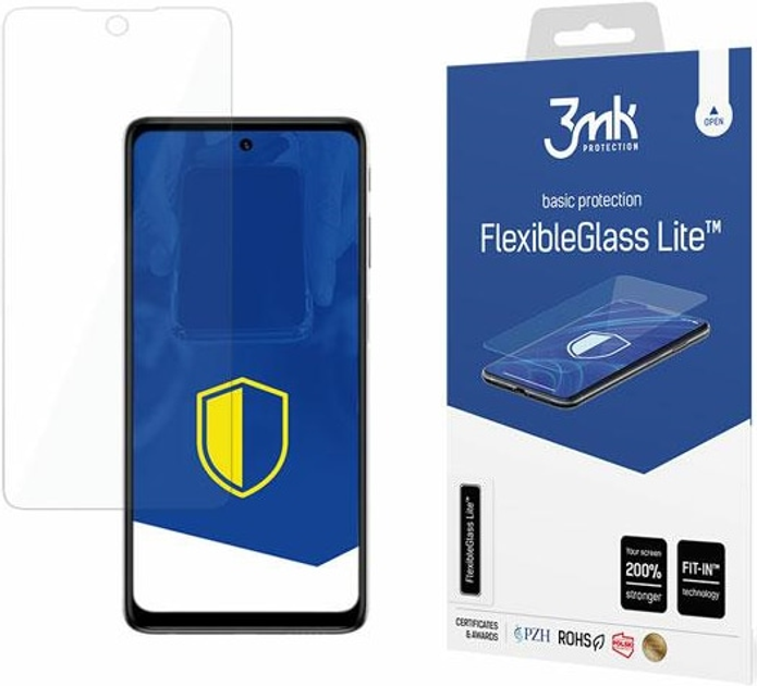 Гібридне скло 3MK FlexibleGlass Lite для Motorola Moto G51 5G (5903108459426) - зображення 1