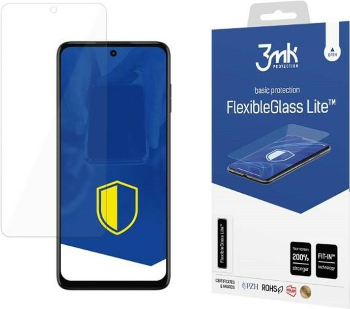 Гібридне скло 3MK FlexibleGlass Lite для Motorola Moto G73 5G (5903108513777) - зображення 1