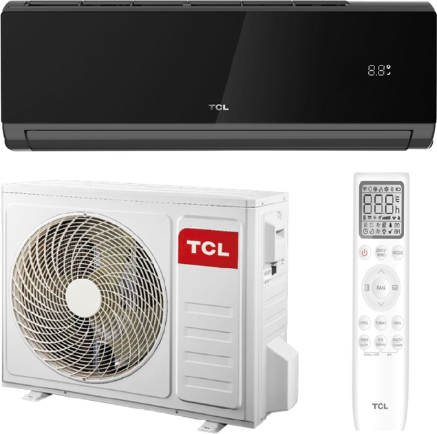 Акція на Кондиціонер TCL TAC-12CHSD/XA82IN Black Inverter R32 WI-FI від Rozetka