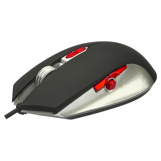 Игровая проводная мышь Jedel GM1079 3200 DPI с RGB подсветкой черная ...