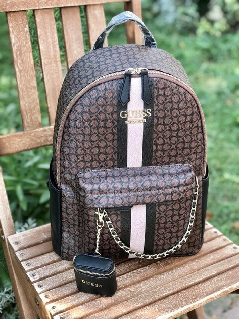 Guess Ella Faux Leather Backpack logo