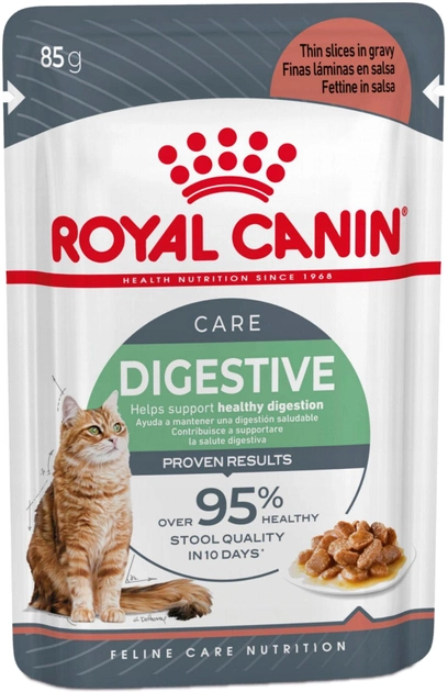 Упаковка вологого корму для дорослих кішок Royal Canin Digestive Care 12х85 г (9003579309568) (95764) - зображення 2