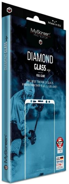 Захисне скло MyScreen Diamond Glass Edge Full Glue для Samsung Galaxy A02s/A02 black (5901924988465) - зображення 1