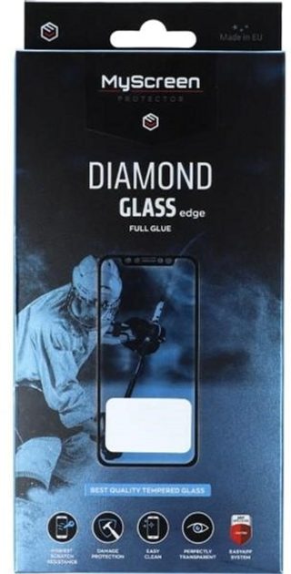 Szkło kompozytowe MyScreen Diamond Glass Edge Full Glue do Samsung Galaxy A14 5G/A14 4G black (5904433215244) - obraz 1