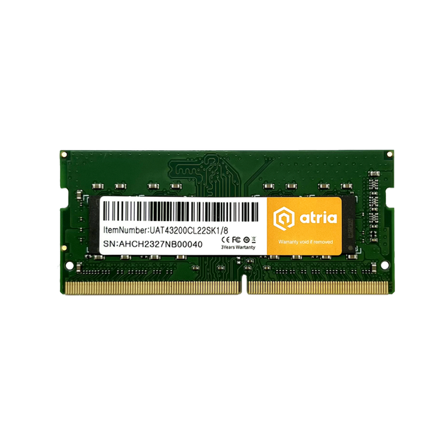Модуль памяти ATRIA UAT43200CL22SK1/8 DDR4/8ГБ/3200МГц для ноутбуков - изображение 2